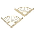 thumbnail image 3 of UPGRATOR Support d'Étagère d'Échafaudage 2 Pcs pour Rangement Mural en Doré 14.7x14.7x2.4 Po, 3 of 8