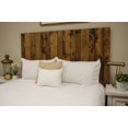 thumbnail image 2 of Barn Walls Dark Walnut Floating Headboard Handcrafted in America Real Solid Wood - Queen, 2 of 7