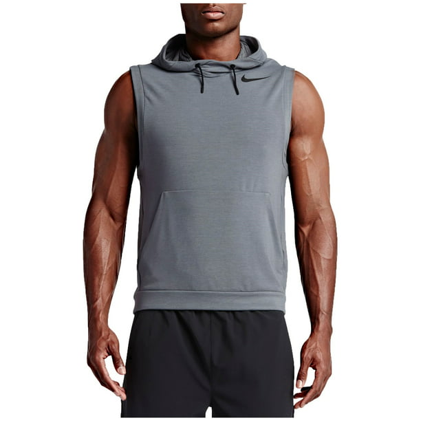 Nike - Nike Men's Dry Sleeveless Hoodie - Cool Grey - Size S - Walmart ...
