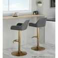 thumbnail image 5 of LumiSource Daniella Adjustable Barstool - Set of 2, 5 of 11
