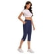 thumbnail image 5 of TaTaai Women Stretch Yoga Pants Capri Length High Waisted Buttery Soft Workout Tights Non-See-Through Athletic Leggings for Gym Lounge Work Gift, 5 of 7
