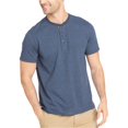 thumbnail image 1 of GH Bass & Co. Camiseta Henley con rayas para hombre, azul, pequeña, 1 of 2