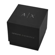 A|X Armani Exchange Mens Three-Hand Date Silver and Rose Gold Two-Tone Stainless Steel Bracelet Watch (Model: AX1962)