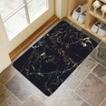 thumbnail image 4 of Quick-Dry Black Bath Mat by Color&Geometry - 17x30 Absorbent Non-Slip - Door Mat for Your Bathroom Shower or Vanity, 4 of 6