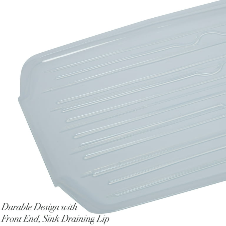 Kitchen Details Countertop Draining Tray in Clear