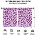 thumbnail image 2 of Blackout Kids Curtains,Pink and Purple Of Leopard Print Childrens Insulated Curtains Set Of 2,Bedroom Essentials,Toddler Room Decor 42"x54", 2 of 5