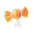 thumbnail image 2 of Candyland Christmas Decorations 4 Inch Orange Candy Ornament Christmas Table Decor for Indoor Home Party Holiday Display 1 Piece, 2 of 7