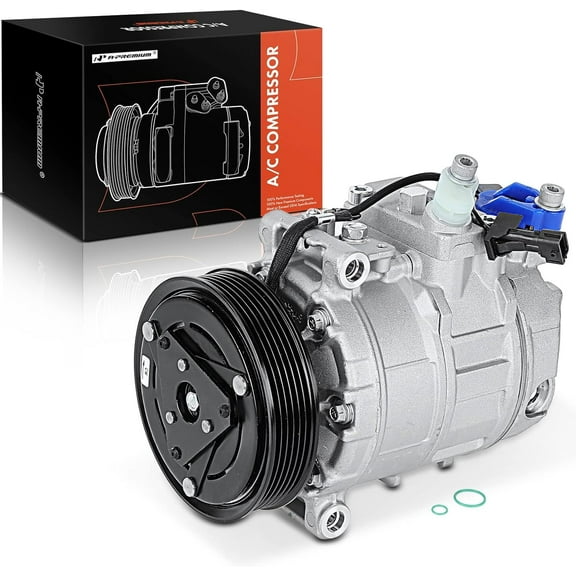 A-Premium Air Conditioner AC Compressor with Clutch Compatible with Toyota Highlander 2.7L 2009-2013, Venza 2.7L 2009-2016