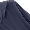 thumbnail image 6 of Holzkary Women's Short Sleeve Plain Hoodie Fashionable Sweatshirt with Hood Loose Comfortable Blouse Classic Tops Sports Summer Shirts Solid Color Sweatshirt Thin Loose Fitting Base Shirt Blue L, 6 of 8