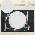 thumbnail image 3 of Ambesonne Colorful Place Mats Set of 4, Rose Flowers, Standard Size, Multicolor, 3 of 6