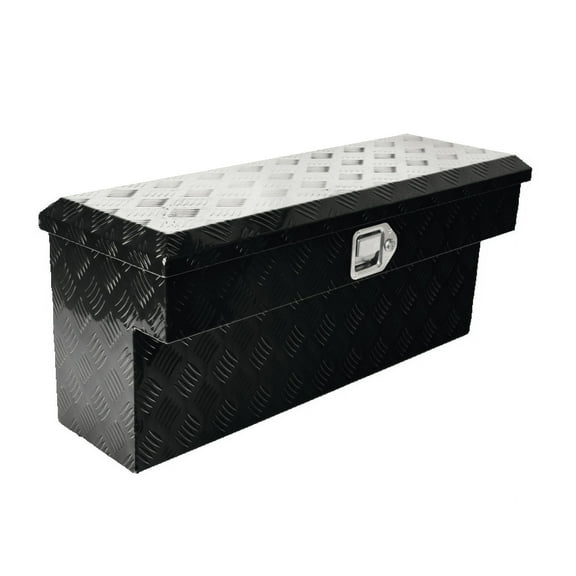 Aluminum Side Tool Box for Truck 34"x12"x13" Pickup Trailer Storage Bed w/Lock