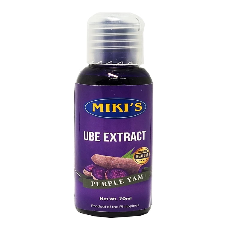 Miki's Real Ube Purple Yam Flavoring Extract from Natural Ube 70 ML. /2.68 Fl. Oz