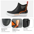 thumbnail image 5 of Bassdash Womens 4.5” Waterproof Deck Ankle Rain Boots Anti-Slip Neoprene Rubber Garden Fishing Boots, 5 of 8