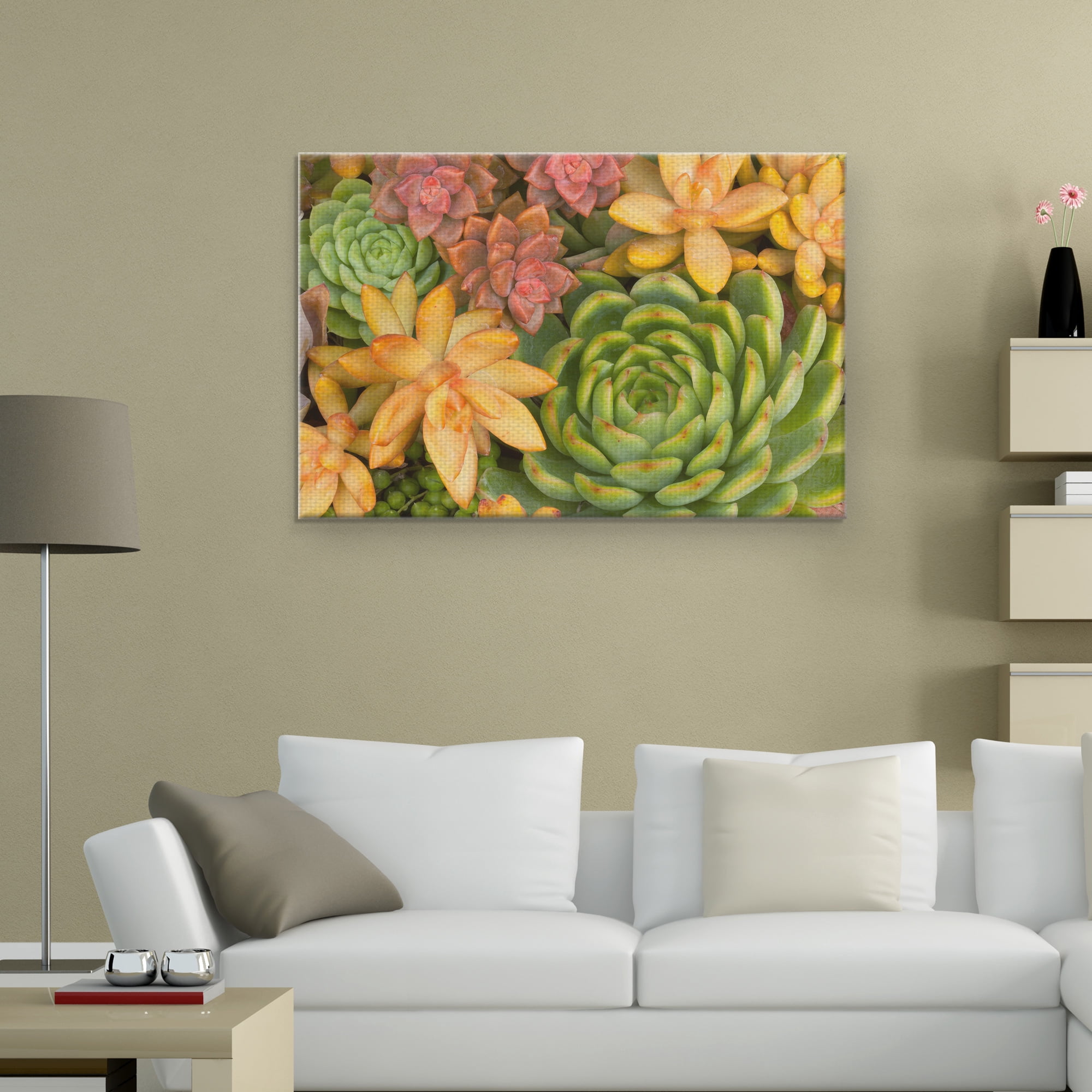 Masterpiece Art Gallery Desert Colors I Succulent By Robin Constable Hanson Canvas Art Print 24" x 36"