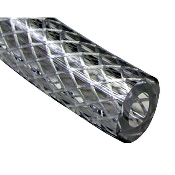 Tubo trenzado ProLine Vinyl de 1/4 pulgadas de diámetro interno x 1/2 pulgadas de diámetro externo x