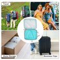 thumbnail image 4 of Unique Bargains 1 Pc Mesh Packing Cube for Luggage 7.87"x4.72"x11.02" Sky Blue, 4 of 6