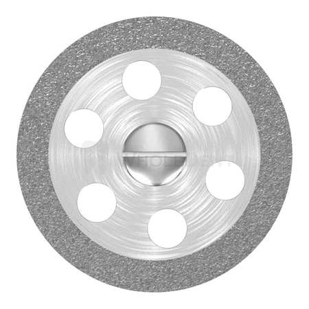 

DSI - Coarse Single Sided Grit Diamond Coated Separator IPR Flexible Disc With Holes Ø22mm - T6 - Donut Disc With 6 Holes - IPR And Separating Acrylic And Ceramic Materials - Dental Supplies