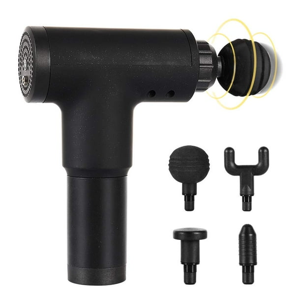 Postgym Percussion Massage Gun Includes 4 Massage Heads, 6Speed