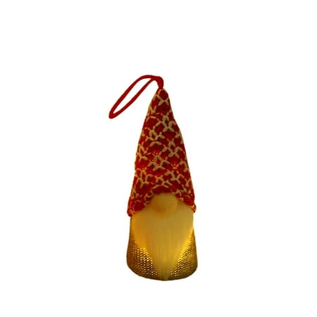 

Home Decor 2022 Illuminated Knitted Faceless Old Man Doll Long Beard Doll Christmas Tree Pendant