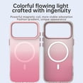 thumbnail image 3 of ELEHOLD For Apple iPhone 17 Magnetic Protective Case Cover Shock-Absorbent Anti-Fingerprint Wireless Charging Non-Slip Gradient Back Cover,Pink, 3 of 7