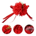thumbnail image 5 of Milisten Wedding Car Flowers Plastic Flower Door Handles Rearview Mirror Decor Red 3.9x5.9x1.2in 1Pcs, 5 of 6