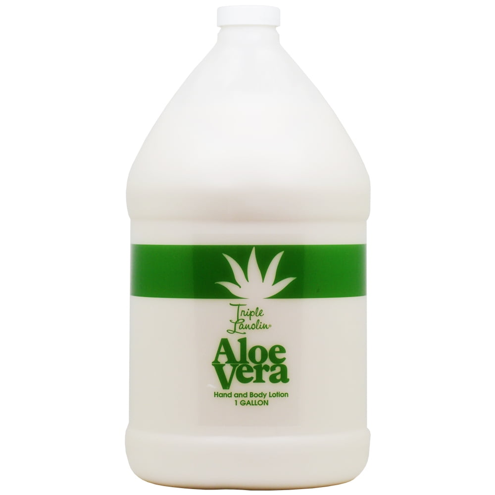 Triple Lanolin Lotion Aloe Vera Lotion 1 Gallon