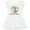 AA-White, variant on Inktastic Let it Snow Cute Orange Fox in Hat and Scarf Girls Baby Dress