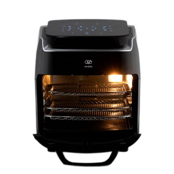 Freidora de aire - Horno de aire Caliente 10 Litros AVERA FEHC01 Freidora de Aire Recetario Incluido