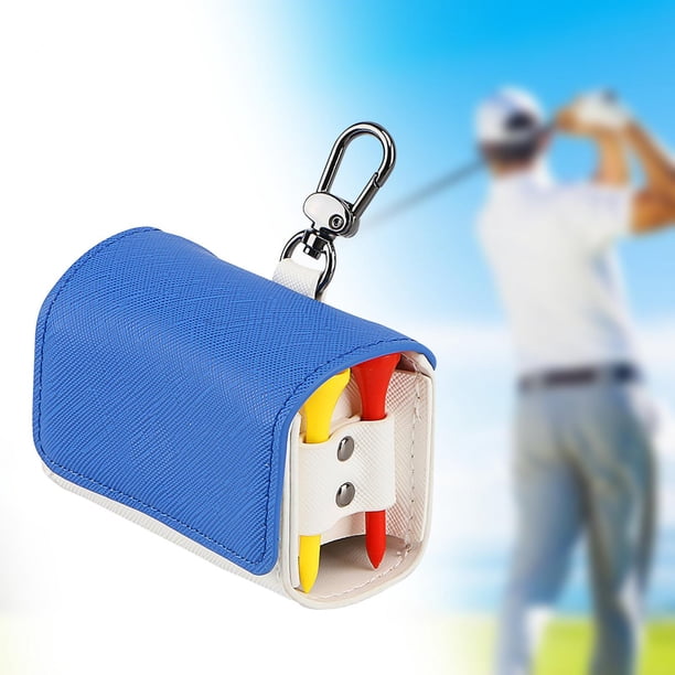 Bolsa de cintura para pelota de Golf, bolsillo para Golf, colector de pelotas de Golf, organizador de almacenamiento, camiseta de Golf Azul claro