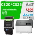 thumbnail image 1 of Cartucho de tóner HAO SHI XIANG C320 C325 cian para impresora Xerox, 1 of 5