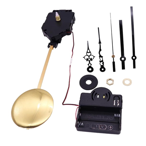 Mecanismo de movimiento de reloj, reparación de péndulo, piezas, herramientas, accesorios para reloj de pared DIY estilo A