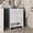 White#1, variant on Vanity With Sink, Bathroom Vanity with Sink, 2 Doors, 2 Shelves, Black Wengue, Black Bathroom Vanity,Engineered Wood Single Sink Vanity, Bath & Faucets Bathroom Vanities