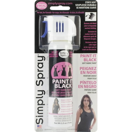 Paint It Black Spray Fabric Paint 2.5oz