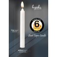 thumbnail image 4 of Hyoola White Candles - Candlesticks - 7 Inch Candle Sticks - 6 Hour Burn Time (30 Pack), European Made, 4 of 7