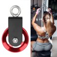 thumbnail image 4 of Fitness Pulley, Fluent Lightweight Little Friction 350 LBS Bearing Hanging Pulley  For Home DIY Projects Red,Aluminum Color, 4 of 8