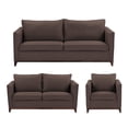 thumbnail image 1 of Sala Oslo 3 Piezas Café (Sofá, Love Seat y Sillón), 1 of 6