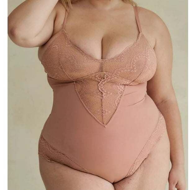 Mono sexy con costura de encaje y tirantes para mujer, ropa interior sexy para otoño e invierno, estilo europeo y americano