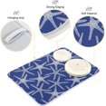 thumbnail image 3 of Summer Starfishes Pattern Absorbent Dish Drying Mat Microfiber Kitchen Countertop Table Protector Multi-Purpose Counter Rack Sink Drainer Pad (16" x 18",Blue), 3 of 6