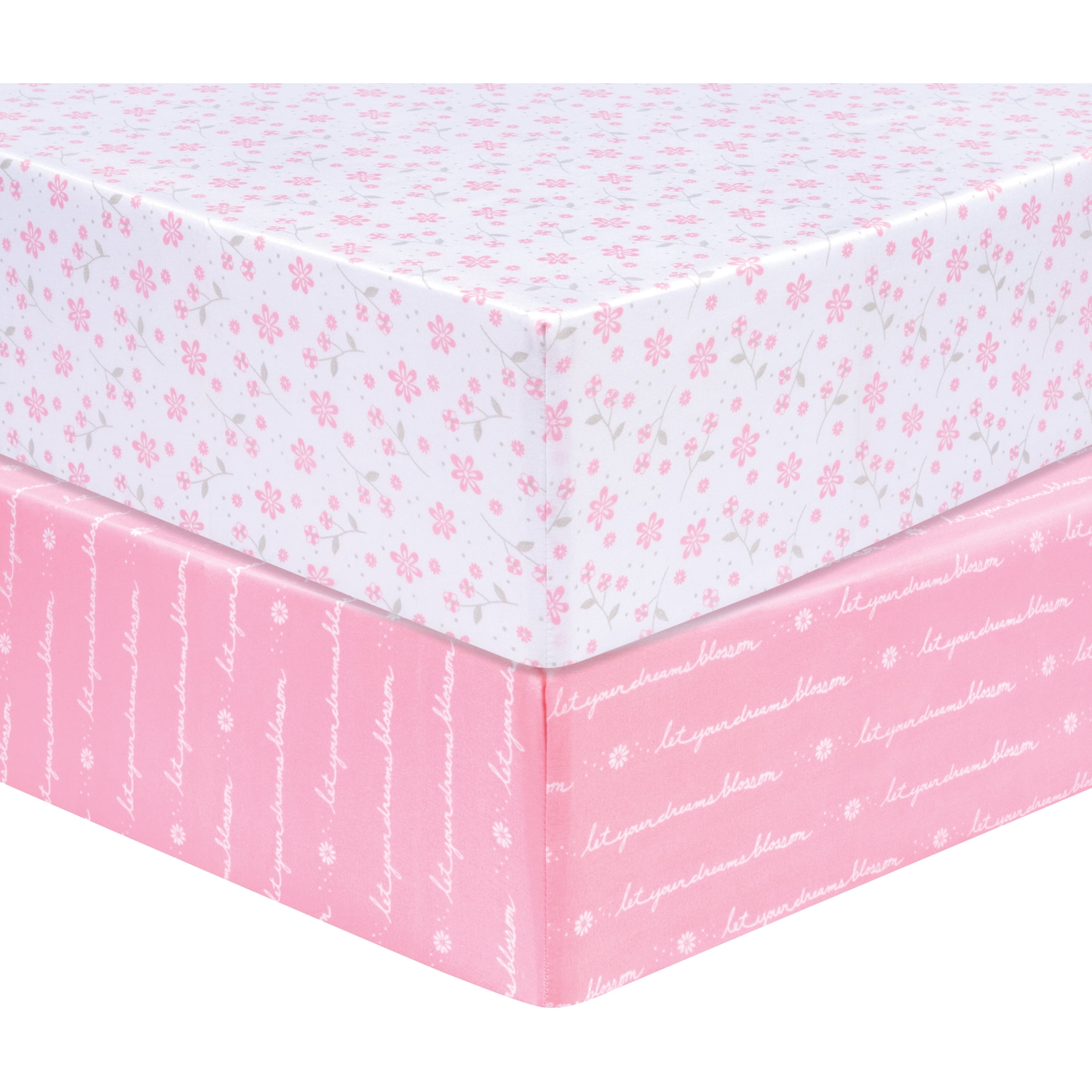 fitted crib sheets walmart