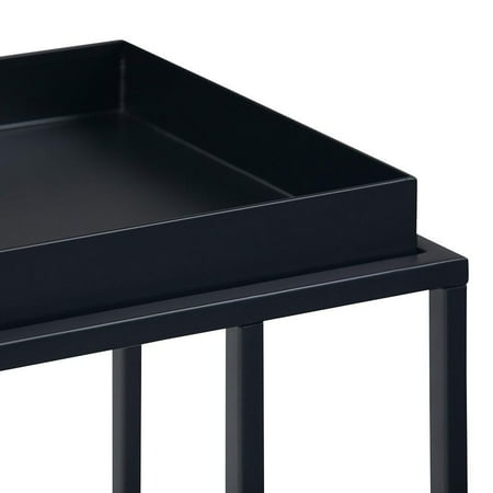 Simpli Home - Garner Tray Top C Side Table - Black