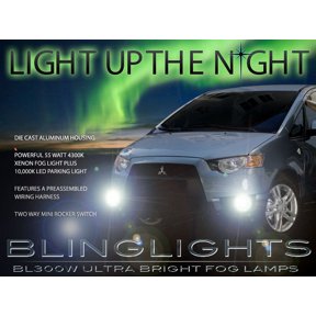 2009 2010 2011 2012 2013 Mitsubishi Colt Xenon Fog Lamps Driving Lights Foglamps Foglights Kit