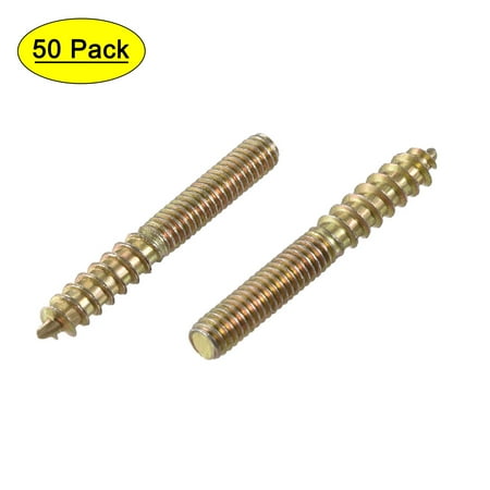 

Uxcell M4x30mm Hanger Bolt Carbon Steel Zinc Plated 50 Pack
