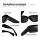 thumbnail image 4 of Gafas de sol Kimorn Retro Rectangle K1703 UV400 para mujer y hombre, 4 of 6