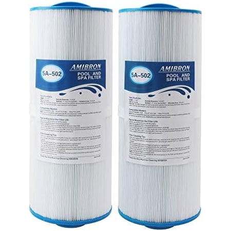 5CH-502 Replaces Marquis Spa Filter, Compatible with PPM50SC-F2M, FC-0195, Marqui spa 20041, 20091, 370-0237 2" Male Fine Thread 50 sq.ft. C-5303 Model Hot Tub Filter 2 Pack$$Garden & Patio