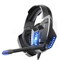 thumbnail image 4 of ONIKUMA Auriculares para juegos Auriculares con cable RGB Luz LED Auriculares para juegos de computadora Micrófono con cancelación de ruido, Azul Inevent EL001229-01B, 4 of 7