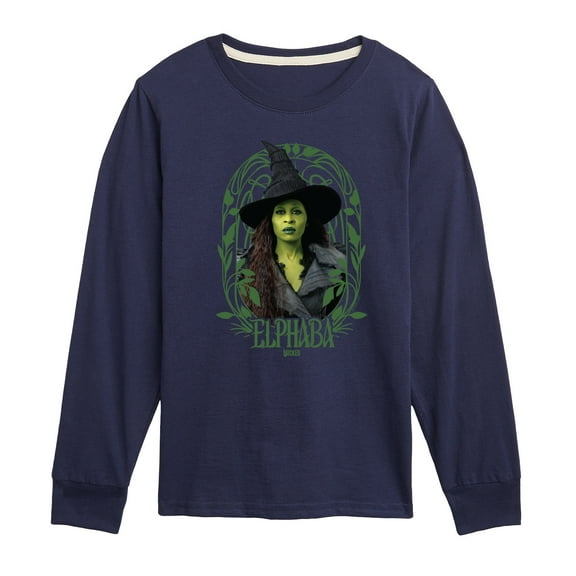 Wicked - Noveau Frame Elphaba - Toddler Long Sleeve Graphic T-Shirt