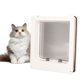 thumbnail image 4 of Puerta De Plástico Para Gatos, Puerta Universal Con Solapa Para Mascotas De 4 Modos Con Cerradura Silenciosa Para Criadero ANGGREK NO, 4 of 8