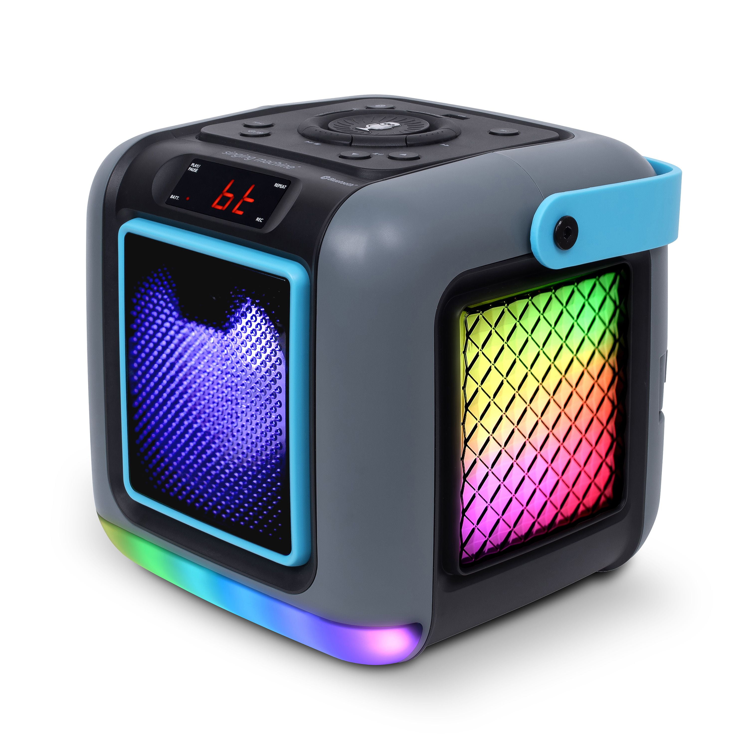 Singing Machine SML668G Cube – Portable Bluetooth Karaoke