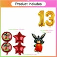thumbnail image 2 of Bing Bunny Balloons Party Supplies 13th Big Number Decorations Decor Kit Birthday, 2 of 5