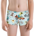 thumbnail image 5 of Yiaed Cartoon Car Racing Print Boys' Boxer Briefs Cotton Casual Stretch Comfort Boys Boxers - Kids Boxer Briefs Underwear for Boys (6-18)-Medium, 5 of 5
